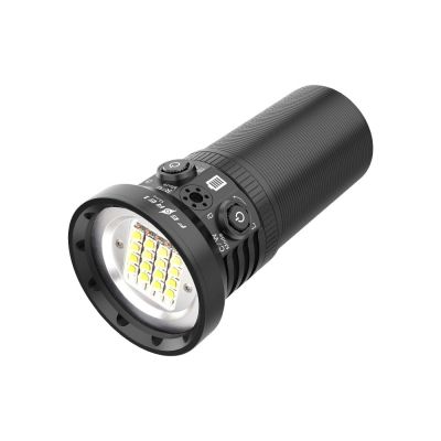 W167 8 x CREE XM-L2 cool white LED 6800 lumens shine LED diving photography light